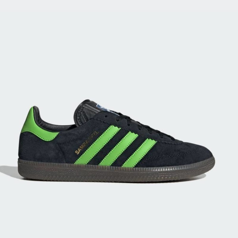 Green adidas samba shoes hotsell